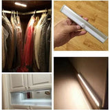 10 LED Rechargeable Motion Sensor Light (Cool White) - 3 pack - View 3