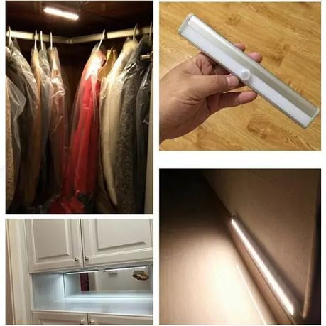 10 LED Rechargeable Motion Sensor Light (Cool White) - 3 pack - View 3