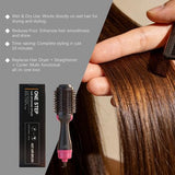 Hot Air Brush 4 in 1 Ionic Straightener Volumiser Curler - View 3