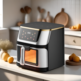 Air fryer 12L 2800W, large household air fryer, smart touch operation - View 4