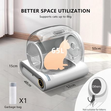 Automatic Cat Litter Box- App control - View 5