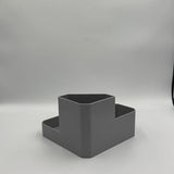 Gray Plastic Corner Organizer Caddy - Space-Saving Storage Solution - View 3