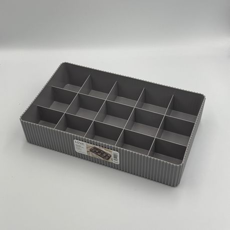 Gray Compartment Jewelry Organizer Tray - Elegant and Practical - View 5