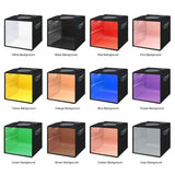 PULUZ Mini 25cm Photography Light Box with LED & 6 Double Sided Backdrops - View 3