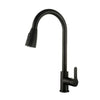 Kitchen Faucet with Pull Down Sprayer Sink Faucet Stainless Steel Faucet - Black - View 1