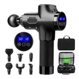 Massage Gun for Athletes - 30 Speeds - 10 Heads - Professional Deep Tissue - View 5