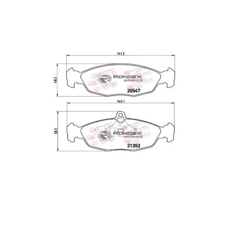 Rondex Front Brake Pads For: Kia Sportage IV 2.0 CRDi (QLE) - View 4