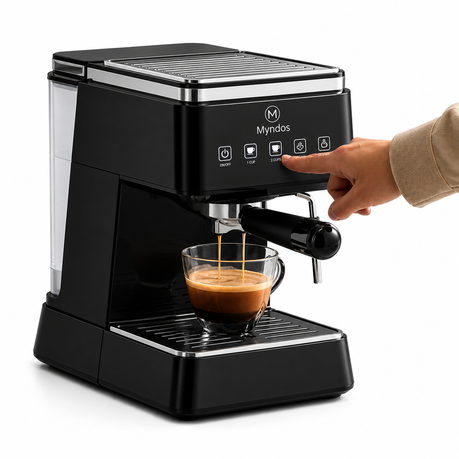Myndos Prestige Pro Espresso & Cappuccino Machine - View 3
