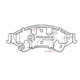 Rondex Front Brake Pads Compatible with Ford Ranger 2.0 Bi-TCDi WILDTRAK, 154Kw, 2023- - View 5