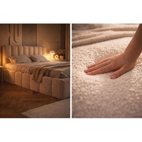 Myndos SoftFoam Bouclé Bed Frame - View 3