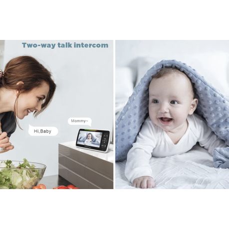 Smartree 5.0 Inch Baby Monitor with Camera Video Nanny - View 7