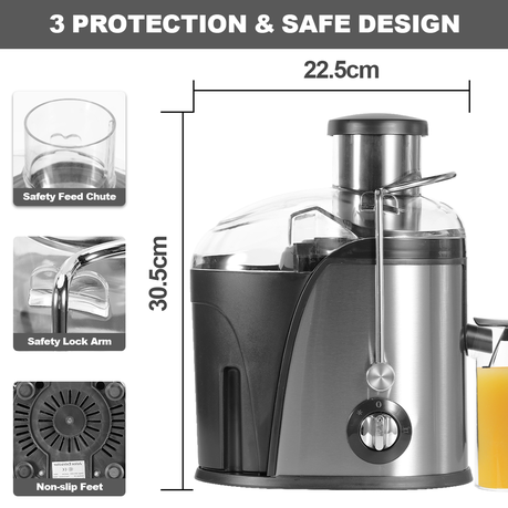 800W Juicer Stainless Steel Juice Maker - View 4
