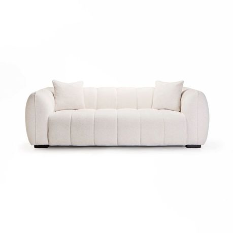 Chloe Fabric 3 Seater Couch - View 6