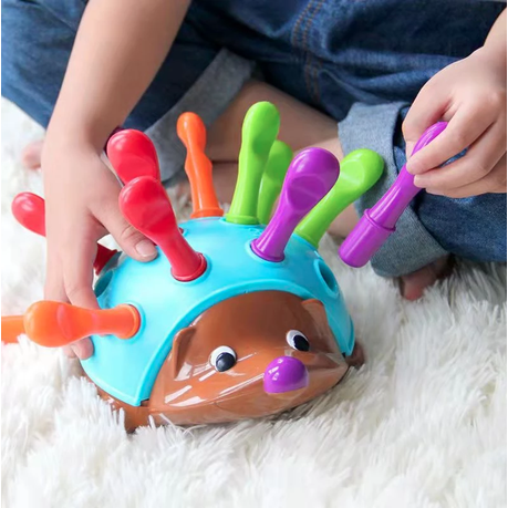 Sensory Fine Motor Toy Hedgehog Toy for Toddlers - 18 months + - View 3
