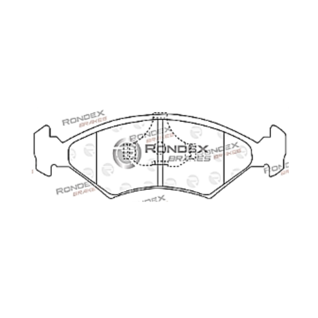 Rondex Front Brake Pads For: Subaru Legacy I 2.0 4WD, 85Kw, 1996-1999 - View 5