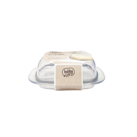 Hobby Life High-Quality Transparent Butter Dish ,Holds Up to 450g - View 1