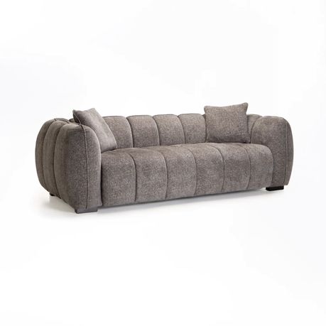 Chloe Fabric 3 Seater Couch - View 2
