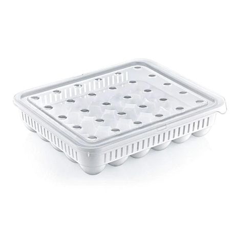 Hobby Life 30 Egg Storage Container Stackable with Lockable Top Lid - View 1