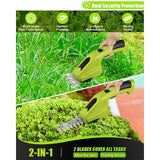 Cordless Hedge Trimmer and Grass Shear Combo Kit Rechargeable Garden Tool - View 6