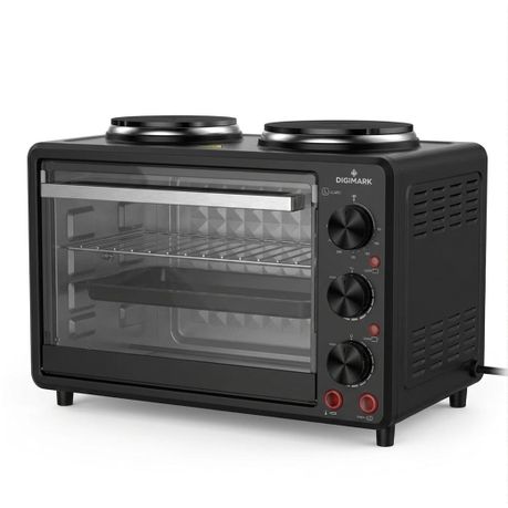 Digimark 28 Litre Electric Oven with 2 Solid Hot Plates - View 2