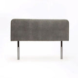 Lucy Boucle Fabric Headboard- Grey - View 1