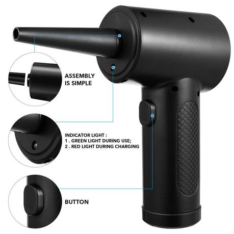 Air Duster Powerful Cordless Compressed Air Blower Car PC Cleaning PK - View 6