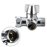 Full-Brass 3-Way Shower Arm Diverter Valve for Hand Held Showerhead - View 3
