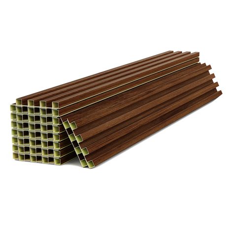 18Pc Wood Wall Slat Panels 3D Fluted Wall Ceiling Decor Soundproof Panels - View 6