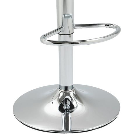 Modern Adjustable Velvet Wave Hollow Barstools - Set of 2 - View 3