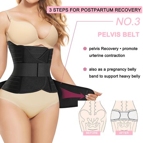 Abdominal binder waist belt Postpartum Recovery Support Girdle - View 3