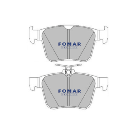 Fomar Rear Brake Pads For: Audi A3 1.4 TFSi (8VA/8VS/8V7), 92Kw, 2013-2019 - View 5