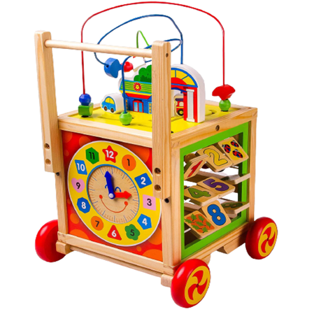 Multifunctional Wooden Baby Walker Toy - View 3