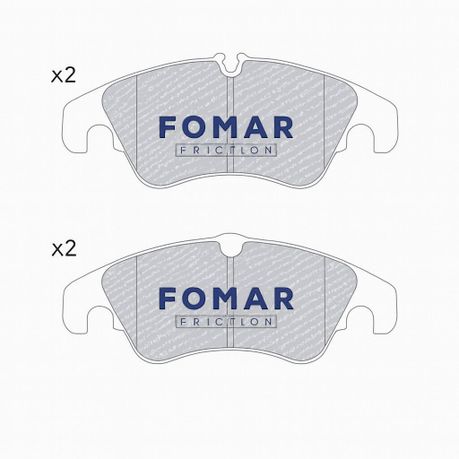 Fomar Front Brake Pads For: A4 2.0 TDi (8K), 100Kw 2010 - 2012 - View 5