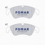 Fomar Front Brake Pads For: A4 1.8 TFSi (8K), 118Kw 2008 - 2012 - View 5