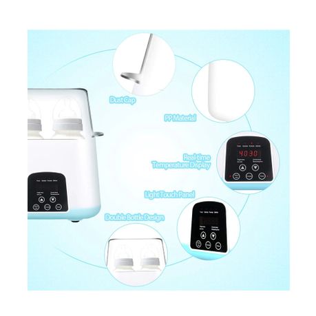 Smart thermostat Double Bottle Baby Food Heater for Breast Milk Or formula - View 4