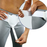 Man Woman Hernia Belt Truss Compression Pads - White - View 5