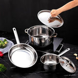 Stainless Steel Cookware KR007 - 15 Piece SET - View 6