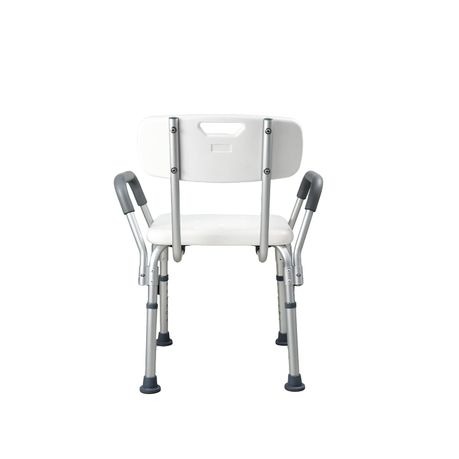 Shower Chair Bath Seat with Padded Arm - View 4