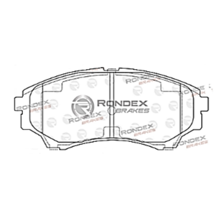 Rondex Front Brake Pads For: Ford Ranger 4.0 V6, 154Kw, 2004-2010 - View 5