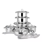 Stainless Steel Cookware Set DOLPH -15 Piece - View 3
