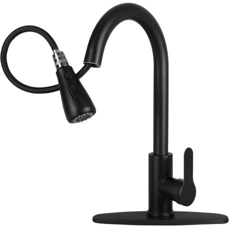 Kitchen Faucet with Pull Down Sprayer Single Handle Retractable Sink Faucet - View 1