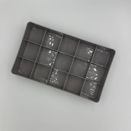 Gray Compartment Jewelry Organizer Tray - Elegant and Practical - View 4