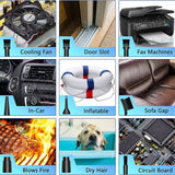 Tool DIY Multi Use Rechargeable Compressed Air Duster & Accessories (20cm) - View 3