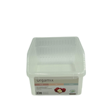 Clear Plastic Kitchen Organizer Bin Perfect for Fridge and Pantry Storage - View 1