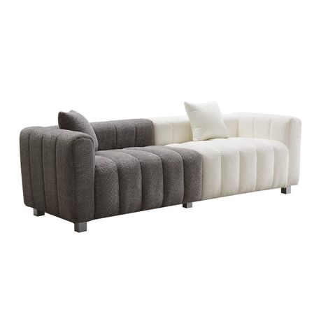 Decorotika 87.4'' Fluff Channel Sofa - View 6