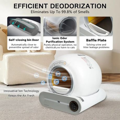Lamont Automatic Cat Litter Box with App control - View 5