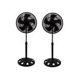 Electric Fan with 3 Speed Control Cooling - Pack of 2 - View 2