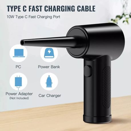Electric Cordless Compressed Air Duster Blower Keyboard Cleaner Set PC (GD) - View 8