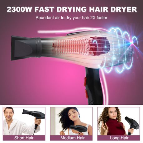 Sokany Professional Hair Dryer 2300W Fast Drying Anions Hair Care - View 2