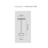 Dimmable Rechargeable Touch LED Table Lamp for Restaurants/Homes - View 2